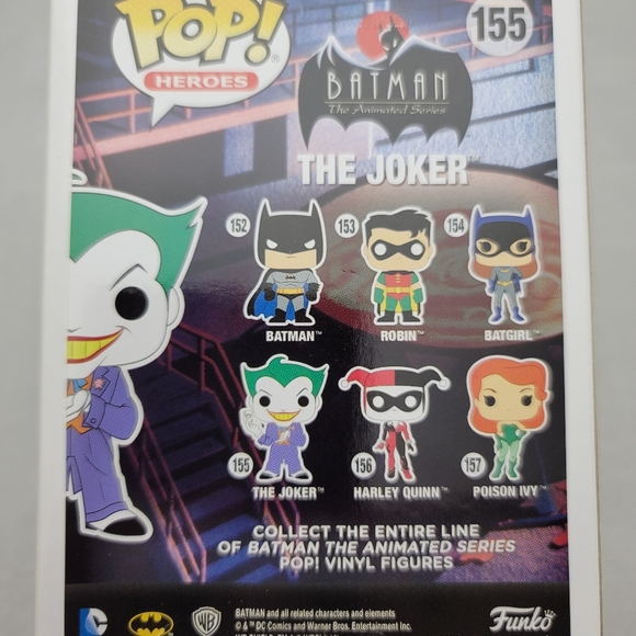 Funko Pop! Heroes The Joker #155 Batman The Animated Series - Picture 2 of 7
